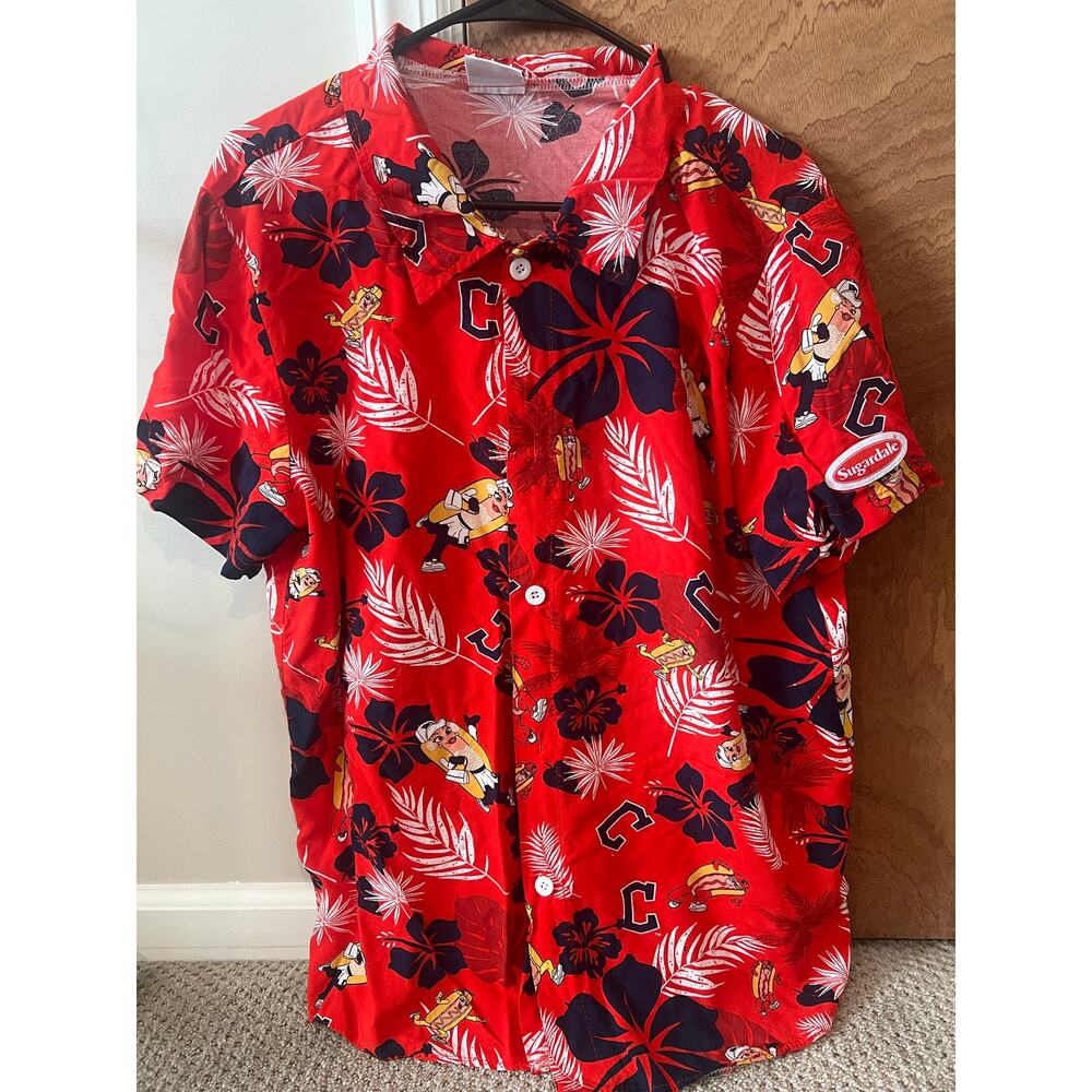 Cleveland Guardians Hot Dog Hawaiian Shirt